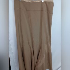 Zac & Rachel Tan Maxi A-Line Skirt for Casual‎ Wear (#171)